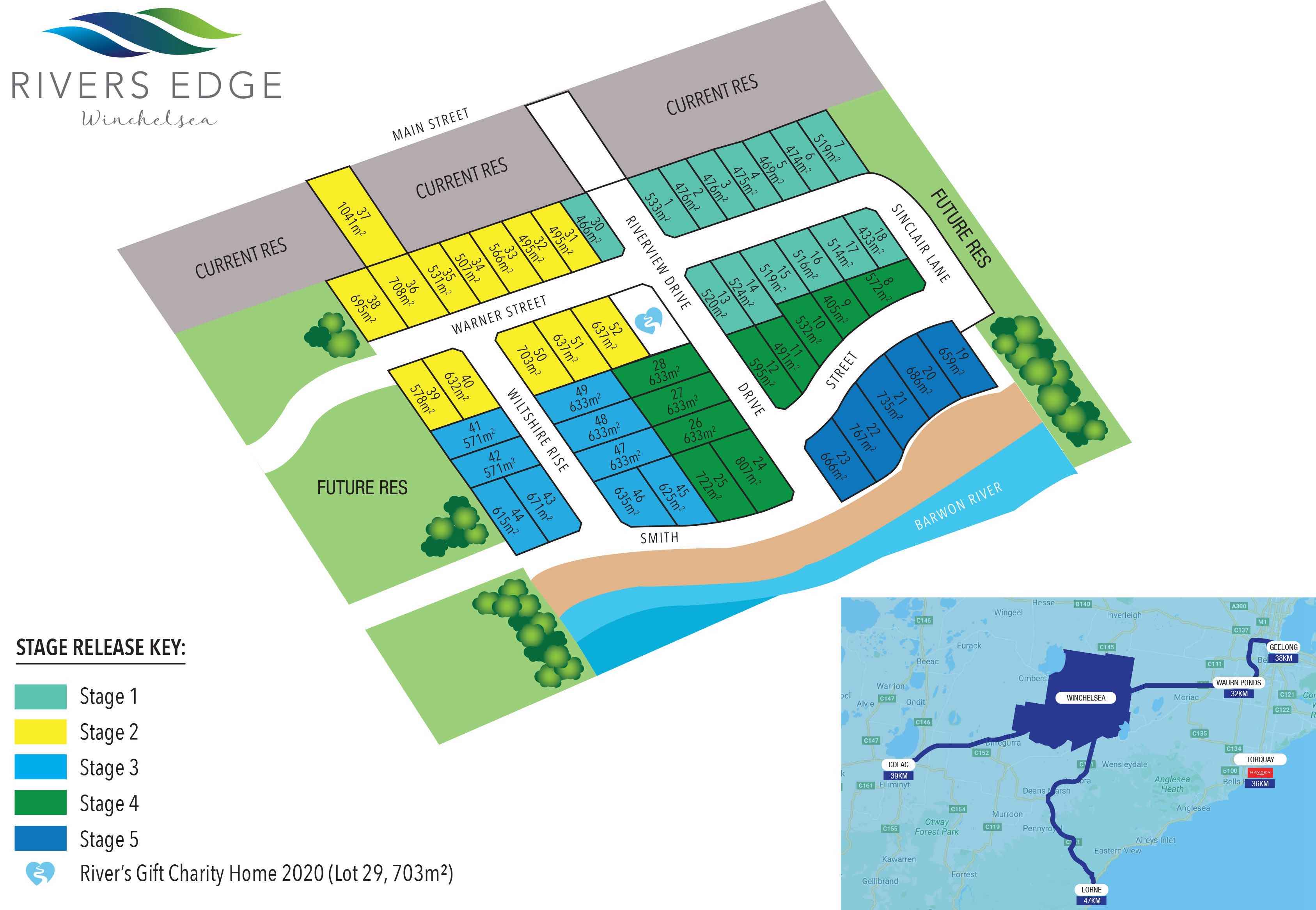 Rivers Edge Estate - Winchelsea Masterplan